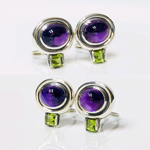 Classic David Yurman Renaissance Drop Earrings - Picture 2 of 8